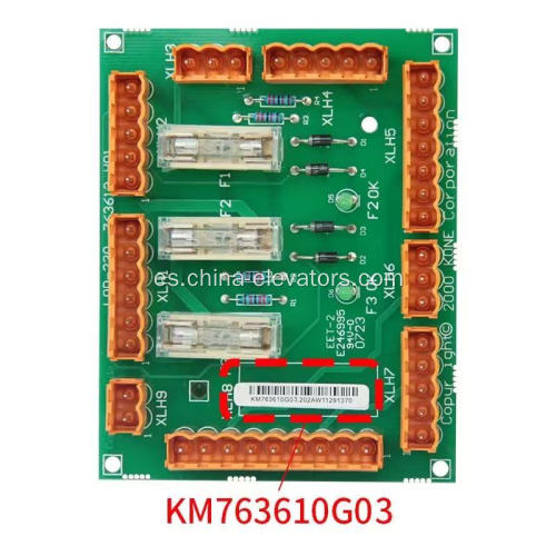 KM763610G03 PCB Assy LOP-230 para ascensores Kone